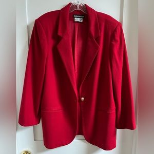 Savannah Red 100% Wool Fully Lined Jacket  14